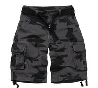 VATINNT Men's Cargo Shorts, Camo Shorts, Multi Pocket Casual Shorts, Loose Fit Outdoor Work Shorts with No Belt 8062 E Battlefield Camo 36