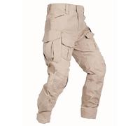 VATINNT Men's Waterproof Hiking Trousers Tactical Cargo Pants G3WF Khaki 40