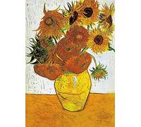 Vaton Jigsaw Puzzles for Adults 1000 Piece Sunflowers by Vincent Van Gogh 27.56 x 19.69 Inch Art Jigsaw Puzzles for Adults Educational 1000 Pieces Van Gogh Puzzles for Adult
