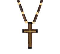 VATOPEDI MONASTERY Handmade Wooden Cross Pendant from Mount Athos - Authentic Monastic Craft, Ideal for Prayer and Personal Devotion