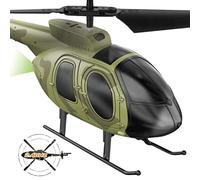 VATOS Remote Control Helicopter for Kids, Camouflage RC Helicopter, 2.4GHz Radio Controlled Helicopter with Gyro 3 Channel Indoor Toy, One-Key Take-Off, Gift for Boys Adults