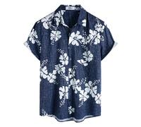 VATPAVE Men's Aloha Classic | Animal Print, Button Down Short Sleeve, Stylish, Untucked, Vacation, Floral, Cruise, Date, Party, Rave, Concert, Pocket