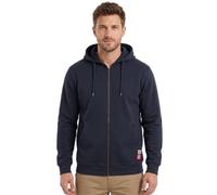VATRENUS FR Hoodies for Men Zipper Front Flame Resistant 10.5oz Cotton Fleece Fire Retardant Hooded Welding Sweatshirts, Navy-zipper, L
