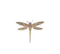 Vatslacreations Dragonfly Dances Brooch, Antique Gold Dragonfly Brooch, Ancient Brooch, Dragonfly Pin, Dragonfly Metal Brooch, Vintage Gold Dragonfly Brooch, Dragonfly Jewelry