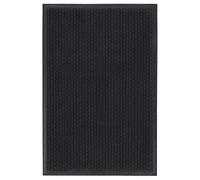 VATTENVERK Door mat, indoor, dark grey, or Indoor Outdoor Entrance Back Door Home Kitchen - Washable Carpet Rug Water Absorbent Runner Surface Protector Rubber (100x150 cm)