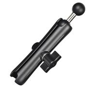 VAUBORTTI 1" Double Socket Arm with Dual Ball Adapter, Aluminum Alloy Extension Arm for RAM B Size, Fits Motorcycle Phone Mount, Tablet Holder, GPS, Fish Finder, Boat,Car,UTV