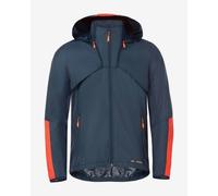Vaude All Year Moab Light Windproof Jacket with Removable Sleeves Blue Orangey Red - S