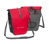 VAUDE Aqua Back Bike Pannier in Red, 2 x 24 Rear Bike Rack Bag - Waterproof Cycling Bag, Easy Mounting - Made in Germany