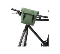 VAUDE Augsburg IV S - Handlebar Bag for Bicycle - with Removable Carry Strap - Waterproof Bicycle Bag, Willow Green