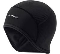 VAUDE Bike Cap Black/White | Windproof Cycling Hat - Bicycle Helmet Accessories - 30g Lightweight - Ideal for Road Bike, Gravel, MTB, Everyday or Commuter