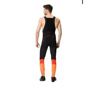 Vaude Bike Kuro Warm Bib Tights Black L Men L Neon Orange