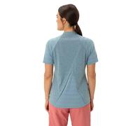 Vaude Bike Tamaro Half Zip Iv Short Sleeve T-shirt Blue 38 Woman 38 Nordic Blue