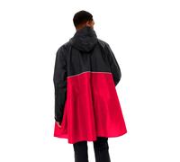 Vaude Bike Valero Waterproof Poncho Red,Black M Men M Red / Black