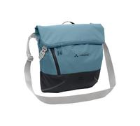 VAUDE CityMe Bike II Shoulder Bag Bicycle 18 L Laptop Compartment Heron | Messenger and pannier rack bag in one, QMR 2.0 hook, removable plug and ride rail, rain cover included