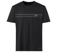 Vaude Bike Cyclist V Short Sleeve T-shirt Black M Men M Black / Black