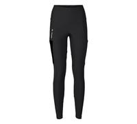 VAUDE Women's Elope Tights Leggings, Plain Black, 34 Slim