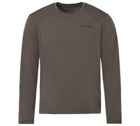 Vaude - Essential Wool L/S T-Shirt - Merino shirt size XL, brown
