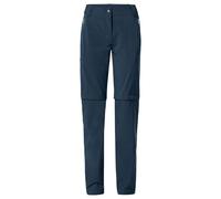Vaude Farley Stretch Zo T-zip Ii Pants Blue 34 / Short Woman