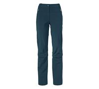 Vaude Farley Stretch Capri T-zip Iii Pants Blue 44 / Short Women