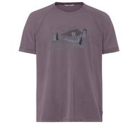 Vaude Gleann Ii Short Sleeve T-shirt Purple M Man