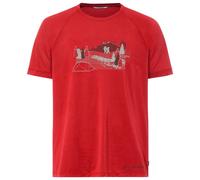 Vaude Gleann Ii Short Sleeve T-shirt Red S Man