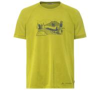 Vaude Gleann Ii Short Sleeve T-shirt Yellow S Man