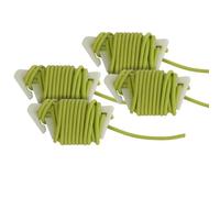 VAUDE Guyline Ultralight Set (4pcs), Single Rope, Adults Unisex, Lime Light (Green), One Size