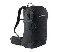 VAUDE Hiking Backpack Wizard in black 30+4L, Water-Resistant Backpack for Women & Men, Comfortable Trekking Backpack with Well-Designed Carrying System & Practical Compartmentalization