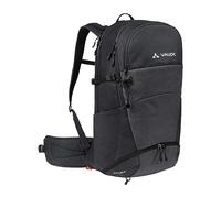 VAUDE Hiking Backpack Wizard in black 30+4L, Water-Resistant Backpack for Women & Men, Comfortable Trekking Backpack with Well-Designed Carrying System & Practical Compartmentalization
