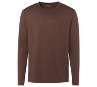 Vaude - Logo L/S T-Shirt - Longsleeve size 3XL, brown