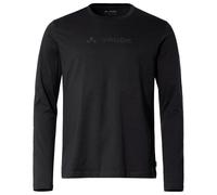 Vaude - Logo L/S T-Shirt - Longsleeve size L, black