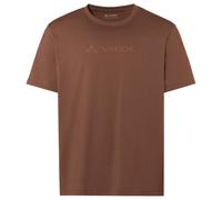 Vaude - Logo T-Shirt II - T-shirt size S, brown