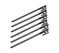 Vaude Cast-Iron Pin 20 cm (VPE6) - Tent Stakes Black One Size