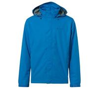 Vaude Men'S Escape Light Rain Jacket - Size 134/140 In Blue, Water-Repellent Outdoor Jacket, Breathable Windbreaker With Hood, Climate-Friendly Hiking Jacket