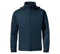 Vaude Men'S Escape Light Rain Jacket - Size 42 In Blue, Water-Repellent Outdoor Jacket, Breathable Windbreaker With Hood, Climate-Friendly Hiking Jacket