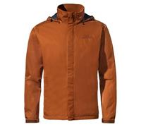 Vaude Men'S Escape Light Rain Jacket - Size Xl In Brown, Water-Repellent Outdoor Jacket, Breathable Windbreaker With Hood, Climate-Friendly Hiking Jacket