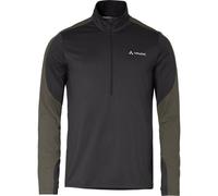Vaude Men's Livigno Halfzip II, midlayer, men's, black/green L(52)