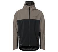 VAUDE Men's Moab Rain Jacket, Waterproof MTB Jacket, 2.5-Layer Membrane, Underarm Ventilation, Roll-Up Hood, Recycled Material, Made in Germany