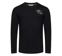 Vaude - Monviso Wool L/S T-Shirt II - Merino base layer size S, black