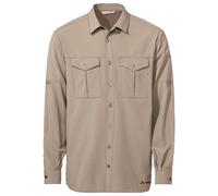Vaude Rosemoor Ii Long Sleeve Shirt Beige S Men