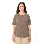 Vaude - Women's Mineo Striped T-Shirt - T-shirt size 14, brown