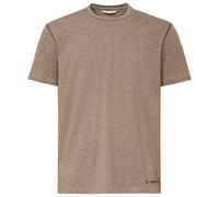 Vaude Mineo Striped Ii Short Sleeve T-shirt Brown M Men