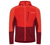 Vaude - Monviso Hooded Grid Fleece Jacket - Fleece jacket size L, red
