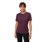 Vaude Bike Qimsa Logo Short Sleeve T-shirt Purple 40 Woman