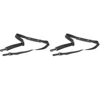 VAUDE Replacement Shoulder Strap for SE Bike Panniers, Black, 124 x 2.5 cm (Pack of 2)