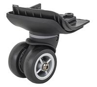 Vaude replacement wheels for trolleys (Timok 65/90), front left replacement part, black, one size