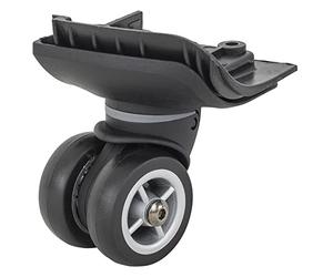 Vaude replacement wheels for trolleys (Timok 65/90), front left replacement part, black, one size