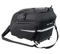 VAUDE Silkroad Plus (i-Rack) | Saddle bag with two fold-out side pockets, expansion bellows, lid compartment, luggage spider, shoulder strap