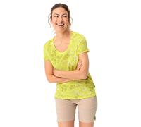 Vaude Skomer All Over Print Short Sleeve T-shirt Yellow 40 Women