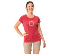 Vaude Skomer Print Ii Short Sleeve T-shirt Blue 34 Women